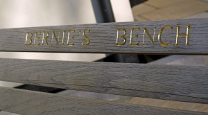 Commemorative Lettering to Bench