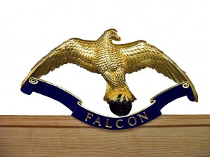 Gilded and Decorated Falcon