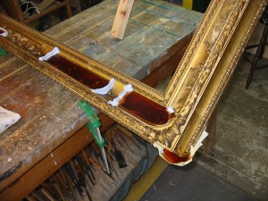 Period Picture Frame with Rubber Moulds